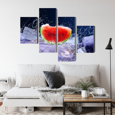 Ljuddämpande tavla - Watermelon on ice