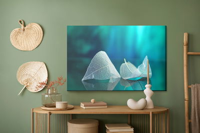 Ljuddämpande tavla - Leaves on a macro scale