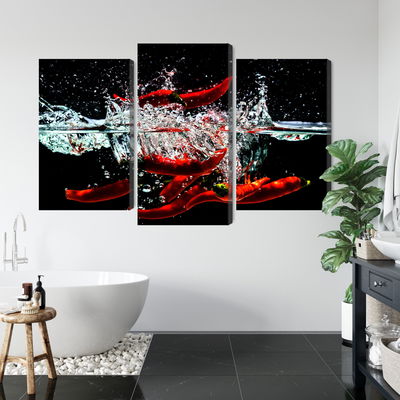 Ljuddämpande tavla - Chili in water