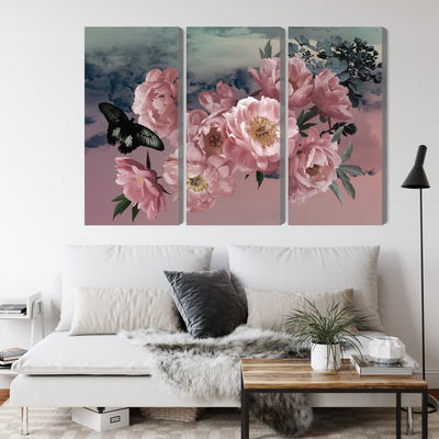 Ljuddämpande tavla - Bouquet of flowers