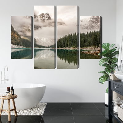 Ljuddämpande tavla - Moraine Lake in banff