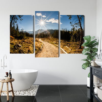 Ljuddämpande tavla - A sunny day in the tatras 3d