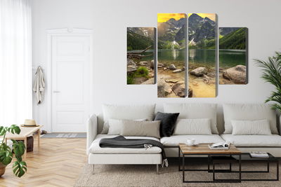 Ljuddämpande tavla - Morskie oko in tatra