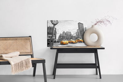 Ljuddämpande tavla - Yellow taxis in New York city