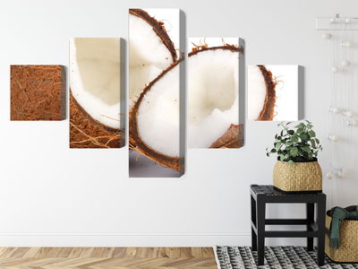 Ljuddämpande tavla - Coconut halves