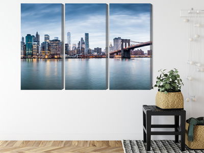 Ljuddämpande tavla - Panoramic view of the city