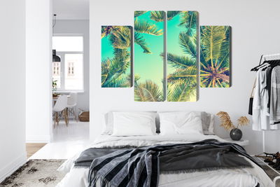 Ljuddämpande tavla - Bottom view of the palm trees