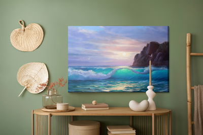 Ljuddämpande tavla - The sea at dawn