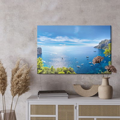 Ljuddämpande tavla - Yachts at the seaside