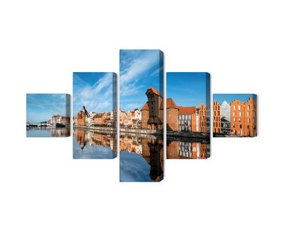 Ljuddämpande tavla - Panorama of gdansk