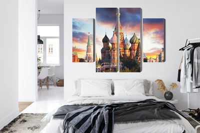 Ljuddämpande tavla - Moscow view of the red