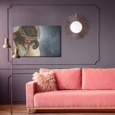 Ljuddämpande tavla - Jesus with the crown