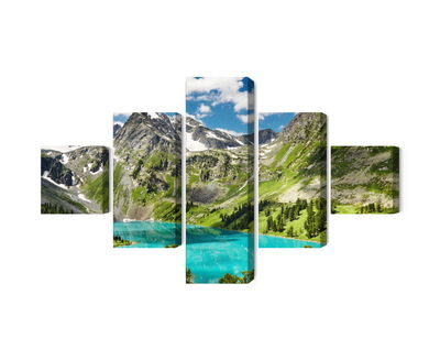 Ljuddämpande tavla - Crystalline lake