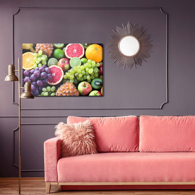 Ljuddämpande tavla - Beautiful fruits close up