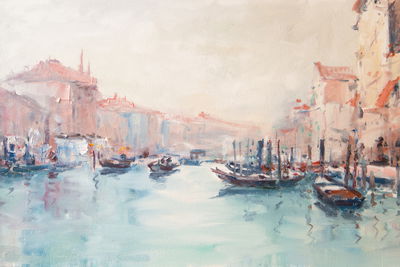 Ljuddämpande tavla - City of venice