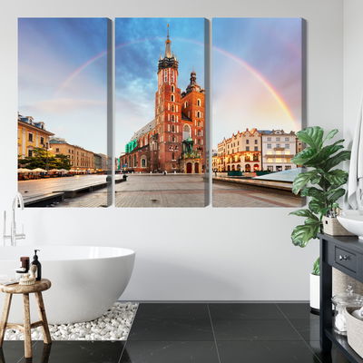 Ljuddämpande tavla - St. mary's basilica in Kraków