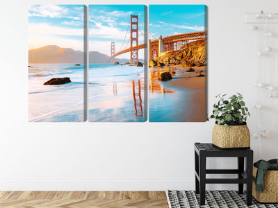 Ljuddämpande tavla - The Golden Gate bridge