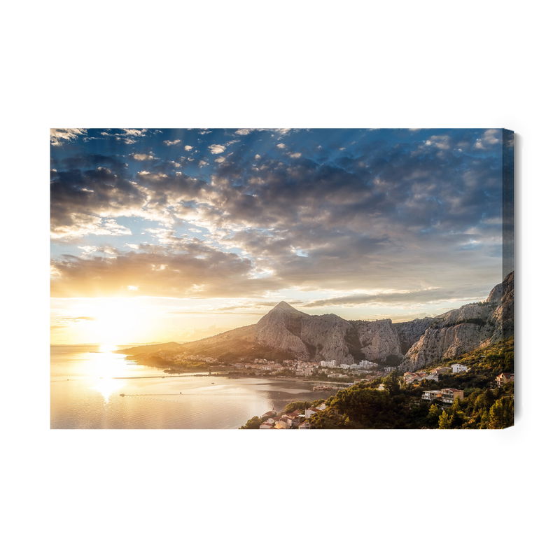 Ljuddämpande tavla - Sunrise over the sea