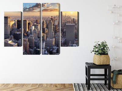 Ljuddämpande tavla - 3d panorama of New York city