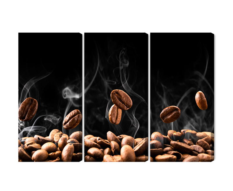 Ljuddämpande tavla - Hot coffee beans