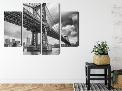 Ljuddämpande tavla - Manhattan bridge in New York