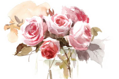 Ljuddämpande tavla - A bouquet of delicate roses