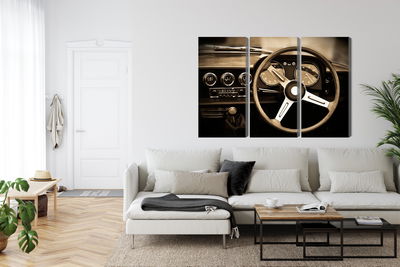 Ljuddämpande tavla - The dashboard of an antique