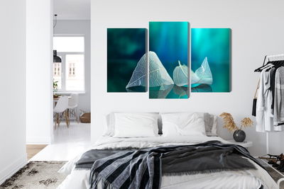 Ljuddämpande tavla - Delicate leaves close up