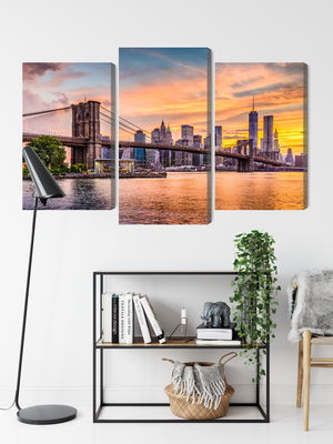 Ljuddämpande tavla - New York city panoramic