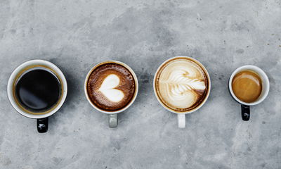 Ljuddämpande tavla - Cups with coffee