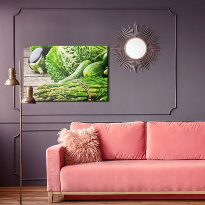 Ljuddämpande tavla - Bunch of green vegetables