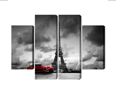 Ljuddämpande tavla - Black and white view