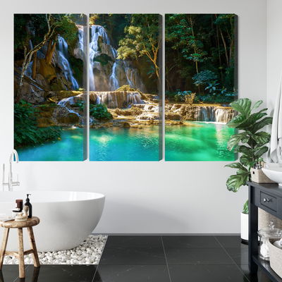 Ljuddämpande tavla - Kuang si waterfall