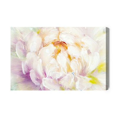 Ljuddämpande tavla - Painted peony flowers