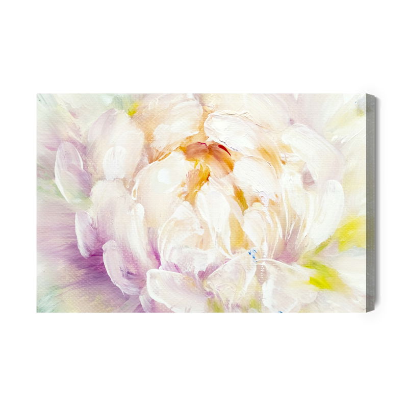 Ljuddämpande tavla - Painted peony flowers