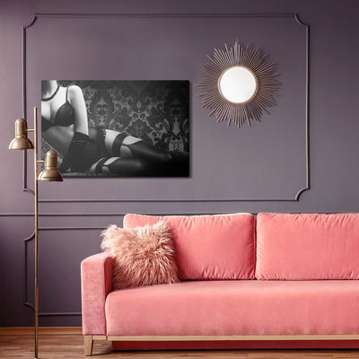 Ljuddämpande tavla - Woman in sensual vintage