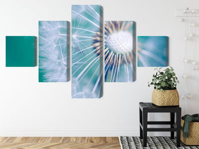 Ljuddämpande tavla - Dandelion on a macro scale