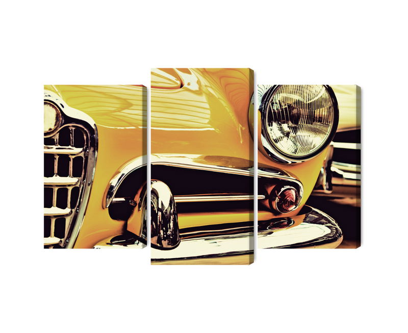 Ljuddämpande tavla - The front of a vintage car