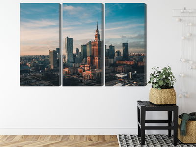 Ljuddämpande tavla - Warsaw and the view