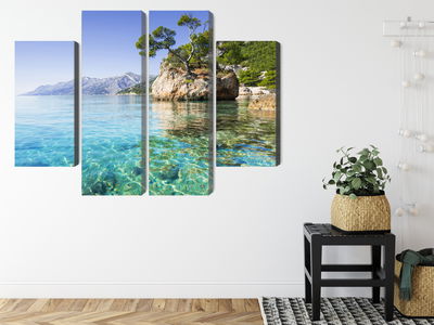 Ljuddämpande tavla - Makarska riviera in Croatia