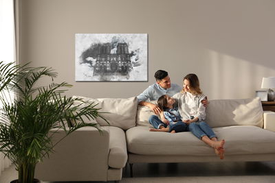 Ljuddämpande tavla - Notre dame cathedral, Paris