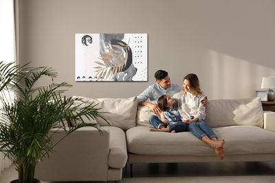 Ljuddämpande tavla - Stylish abstraction