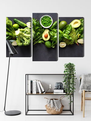 Ljuddämpande tavla - Green vegetables