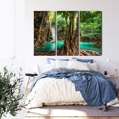 Ljuddämpande tavla - Erawan waterfalls