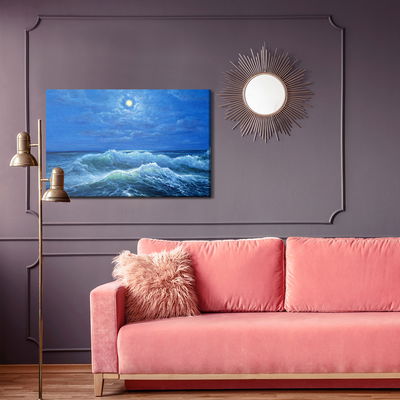 Ljuddämpande tavla - Waves at sea