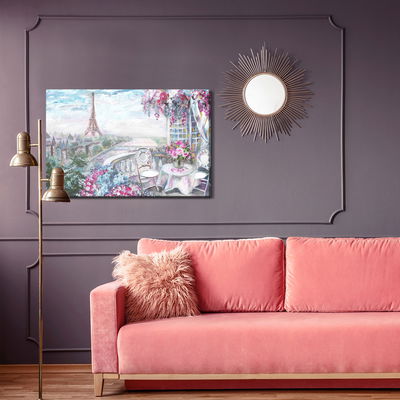 Ljuddämpande tavla - View of the eiffel tower