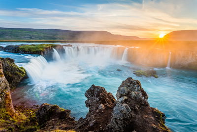 Ljuddämpande tavla - Godafoss waterfall in iceland