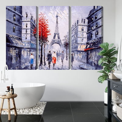 Ljuddämpande tavla - The view of the Paris street