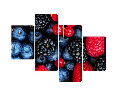 Ljuddämpande tavla - Forest fruits on a macro