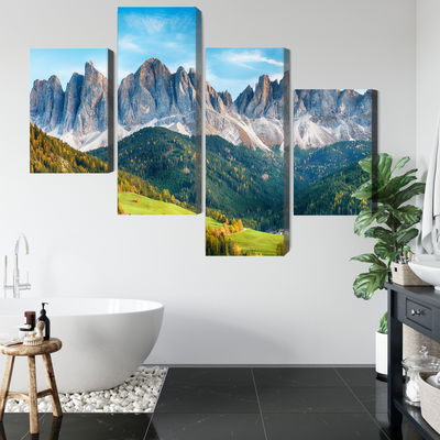 Ljuddämpande tavla - Dolomites mountain range